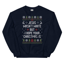Load image into Gallery viewer, BROWN JESUS - NAVY SWEATSHIRT