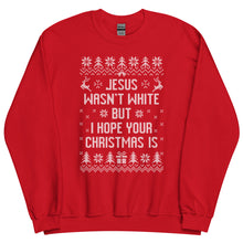 Load image into Gallery viewer, BROWN JESUS - RED SWEATSHIRT
