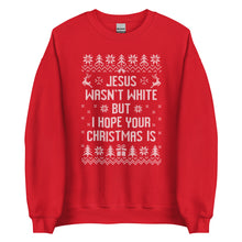 Load image into Gallery viewer, BROWN JESUS - RED SWEATSHIRT
