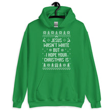 Load image into Gallery viewer, BROWN JESUS - RED/GREEN HOODIE