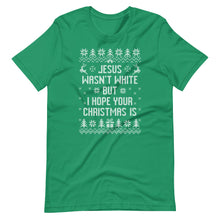 Load image into Gallery viewer, BROWN JESUS - RED/GREEN T-SHIRT