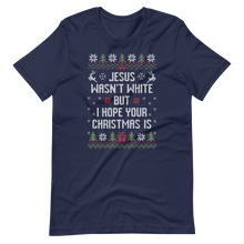 Load image into Gallery viewer, BROWN JESUS - NAVY T-SHIRT