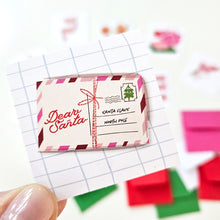 Load image into Gallery viewer, CUTE HOLIDAY TEENY WEENIES -  8 SMALL NOTECARDS + 8 COORDINATING, SEALING, 2X2 ENVELOPES (Copy) (Copy)
