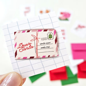 CUTE HOLIDAY TEENY WEENIES -  8 SMALL NOTECARDS + 8 COORDINATING, SEALING, 2X2 ENVELOPES (Copy) (Copy)