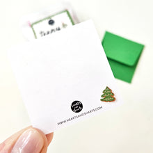 Load image into Gallery viewer, CUTE HOLIDAY TEENY WEENIES -  8 SMALL NOTECARDS + 8 COORDINATING, SEALING, 2X2 ENVELOPES (Copy) (Copy)

