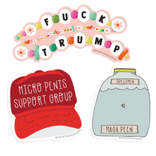 Load image into Gallery viewer, FDT FRIENDSHIP BRACELET 3X3 ILLUSTRATED VINYL STICKER
