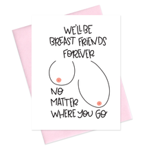 Load image into Gallery viewer, BEST FRIENDS - FUNNY ILLUSTRATED GREETING CARD
