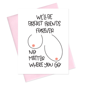 BEST FRIENDS - FUNNY ILLUSTRATED GREETING CARD