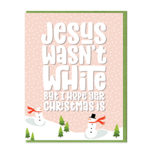 Load image into Gallery viewer, WHITE CHRISTMAS - FUNNY ILLUSTRATED GREETING CARD
