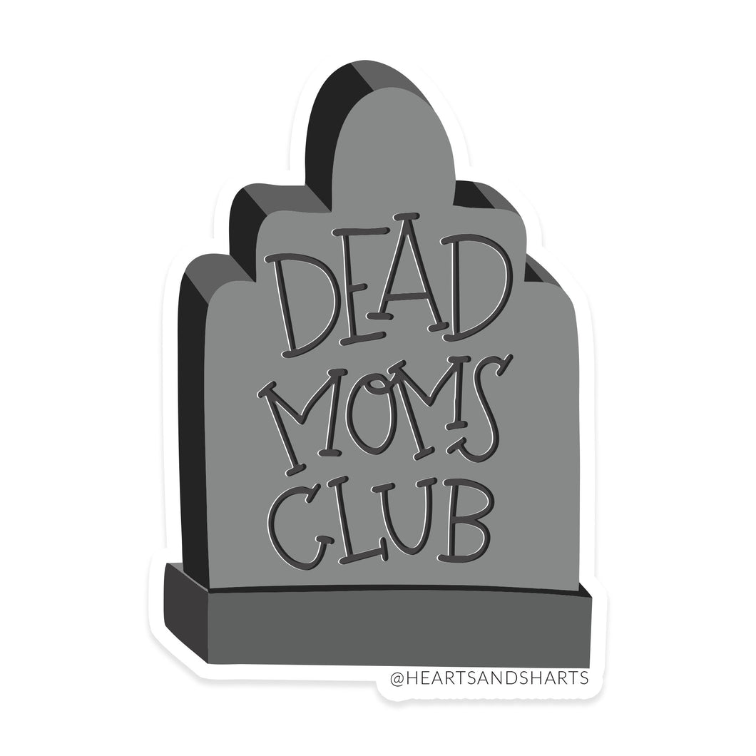 MOMS CLUB 3X3 ILLUSTRATED VINYL STICKER