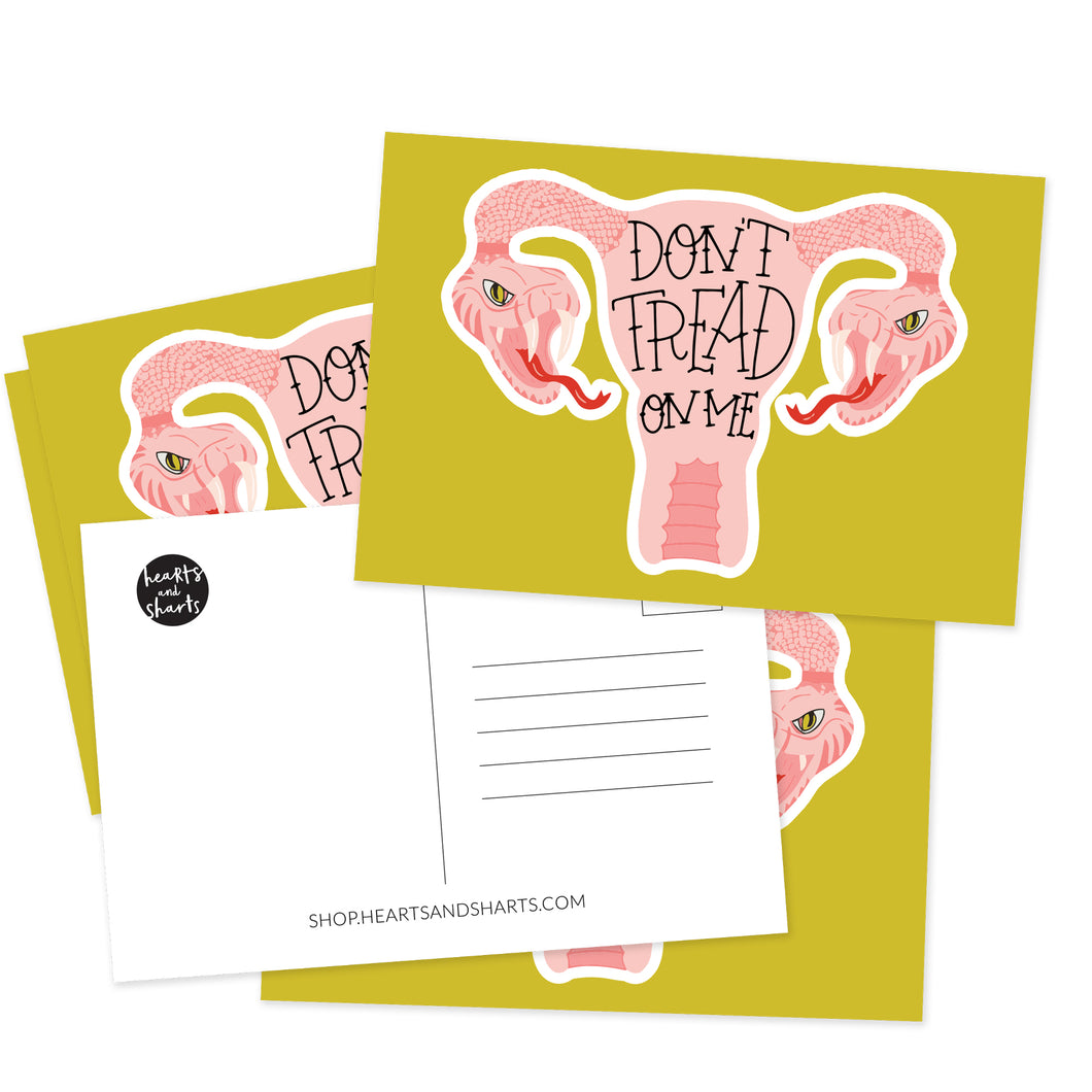 DON'T TREAD POSTCARD SET