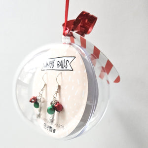 HOLIDAY ORNAMENTS - CLEAR 3" ROUND HANGING ORNAMENT FOR GIFTING