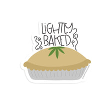 Load image into Gallery viewer, LIGHTLY BAKED 3X3 ILLUSTRATED VINYL STICKER

