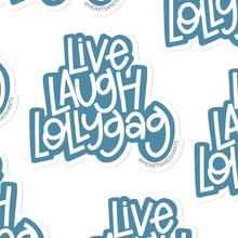 Load image into Gallery viewer, LIVE LAUGH LOLLYGAG STICKERR
