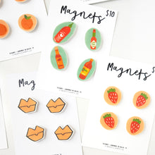 Load image into Gallery viewer, HANDMADE ILLUSTRATED MAGNETS
