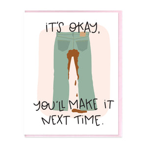 NEXT TIME - FUNNY ILLUSTRATED GREETING CARD