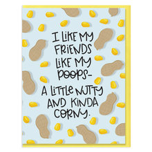Load image into Gallery viewer, CORNY AND NUTTY - FUNNY ILLUSTRATED GREETING CARD
