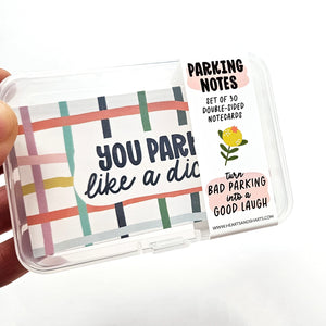 PARKING NOTES - YOU PARK LIKE A D PARKING NOTES - SET OF 30 DOUBLE-SIDED CARDS