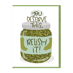 RELISH IT - FUNNY ILLUSTRATED GREETING CARD