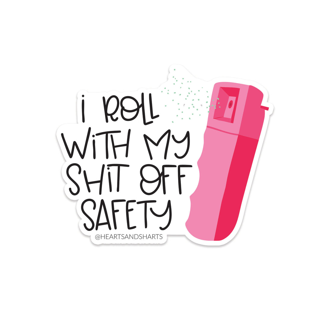 OFF SAFETY 3X3 ILLUSTRATED VINYL STICKER