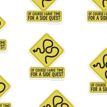 Load image into Gallery viewer, SIDEQUEST 3X3 ILLUSTRATED VINYL STICKER
