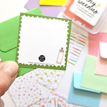 Load image into Gallery viewer, TOOTH FAIRY TEENY WEENIES -  8 SMALL NOTECARDS + 8 COORDINATING, SEALING, 2X2 ENVELOPES

