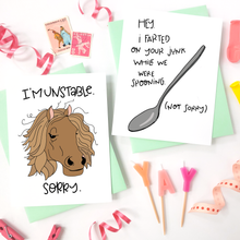 Load image into Gallery viewer, UNSTABLE - FUNNY ILLUSTRATED GREETING CARD
