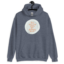 Load image into Gallery viewer, NOT MY PLATE - SHANNON STORMS-BEADOR - HEATHER NAVY HOODIE
