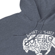 Load image into Gallery viewer, BUFFALO DOWN THE STAIRS - LUANN DE LESSEPS - HOODIE
