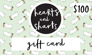 SHARTY GIFT CARDS