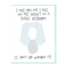 Load image into Gallery viewer, ASS GASKET - FUNNY ILLUSTRATED GREETING CARD
