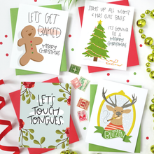 Load image into Gallery viewer, BLITZEN - FUNNY ILLUSTRATED GREETING CARD
