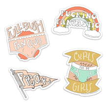 Load image into Gallery viewer, CURLS FOR THE GIRLS STICKER
