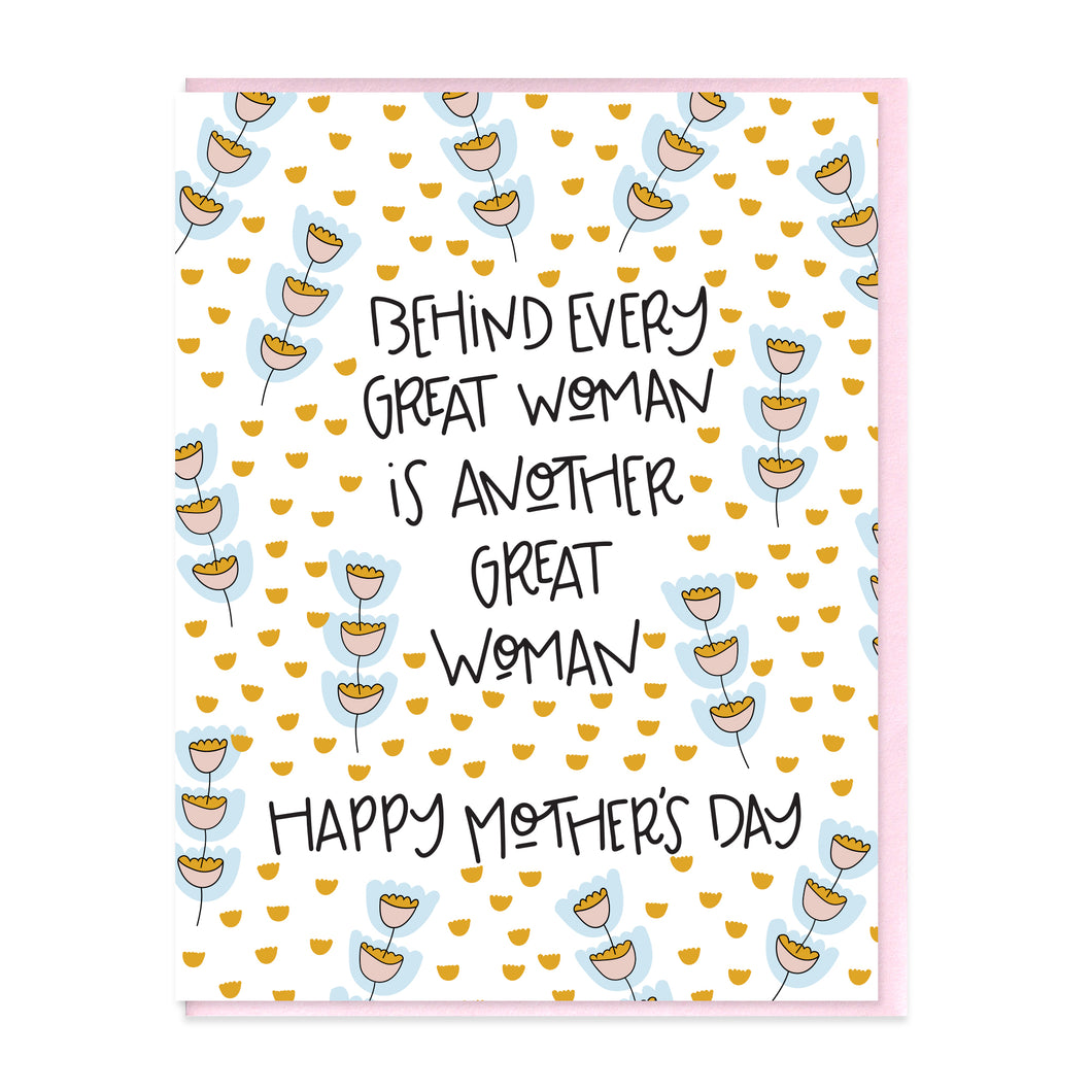 GREAT WOMAN - FUNNY ILLUSTRATED GREETING CARD