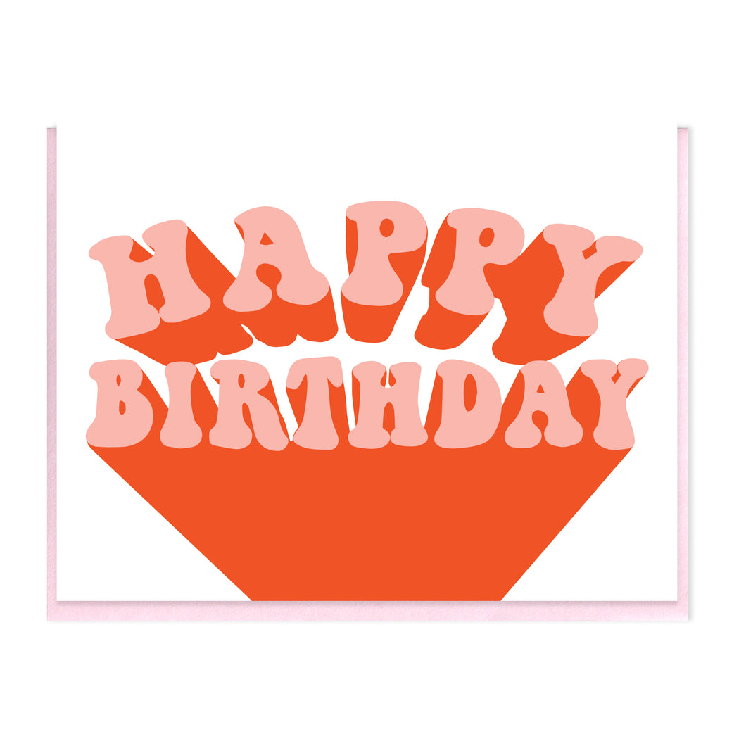 HBD EXTRUDE - FUNNY ILLUSTRATED GREETING CARD