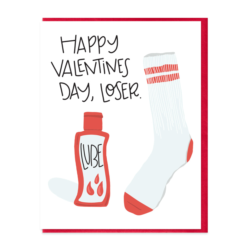 HVD LOSER - FUNNY ILLUSTRATED GREETING CARD