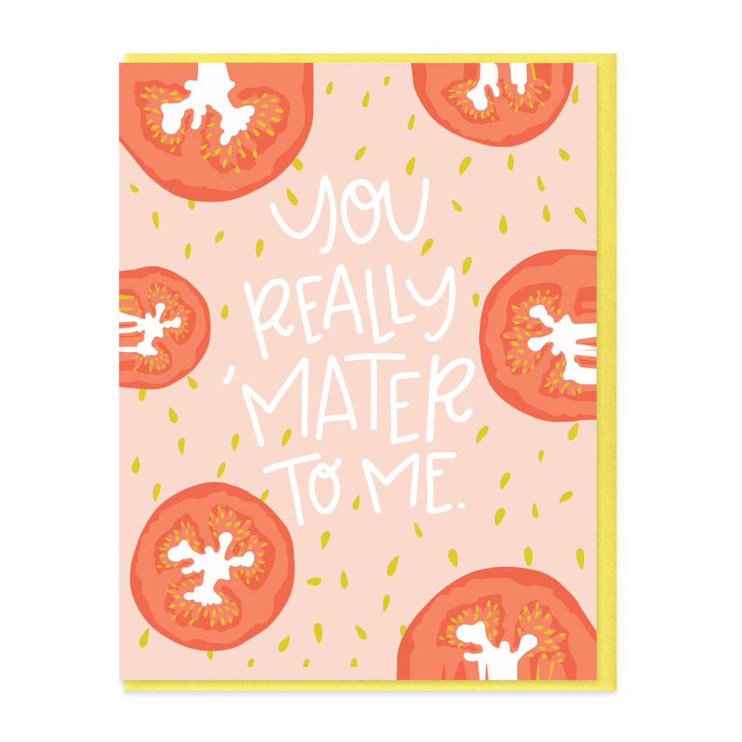 TOMATER - FUNNY ILLUSTRATED GREETING CARD