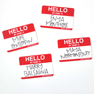 NAMETAG STICKERS