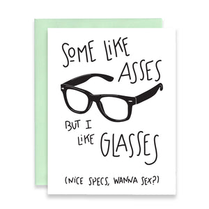NICE SPECS - FUNNY ILLUSTRATED GREETING CARD