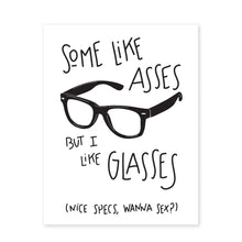 Load image into Gallery viewer, NICE SPECS - FUNNY ILLUSTRATED GREETING CARD
