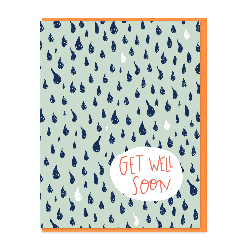 GET WELL RAINDROPS