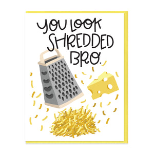 SHREDDED - FUNNY ILLUSTRATED GREETING CARD